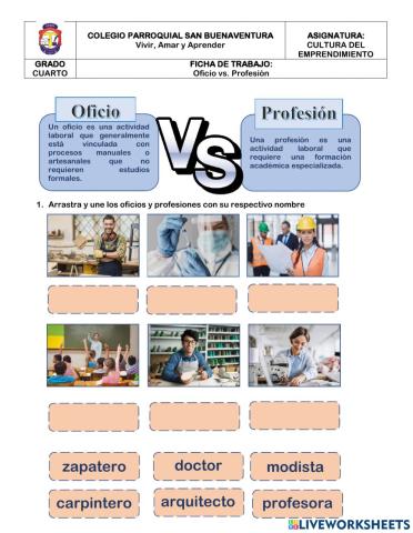 Oficios y profesiones