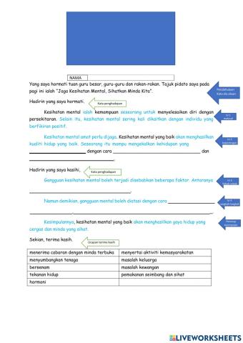Karangan kesihatan mental
