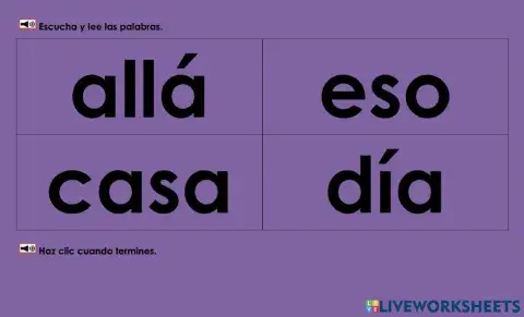 Lee las tarjetas 1: 1st grade