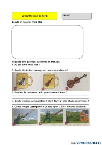 Listening comprehension