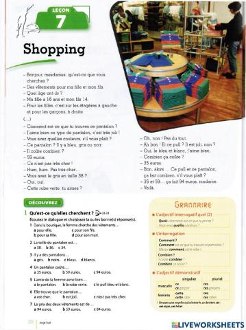 Vêtement achat