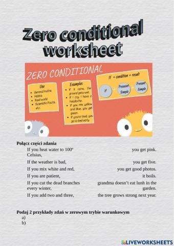 Zero conditional
