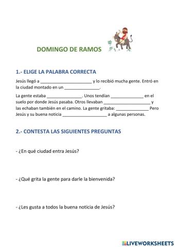 Domingo de Ramos