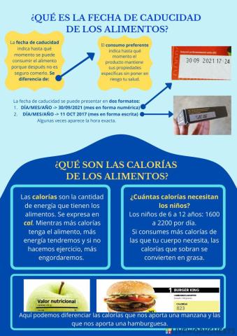 Calorias y fecha de caducidad