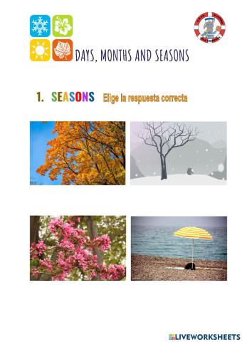 Days, months and seasons