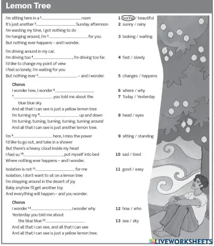 AEF 1 - Unit 6C - Lemon Tree
