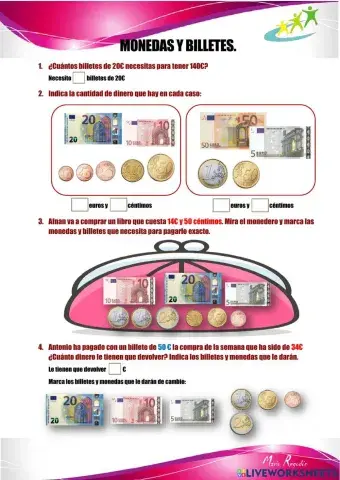 Monedas y billetes