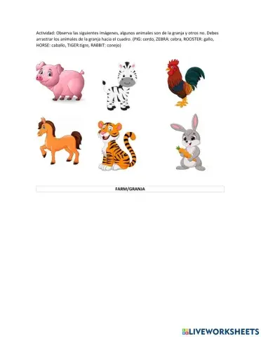 Farm animals- animales de granja