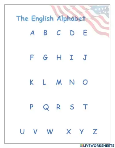 The English Alphabet