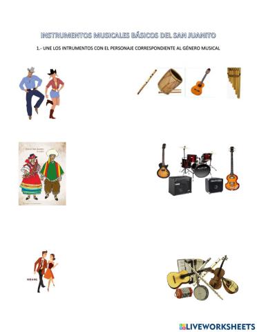 Instrumentos del san juanito