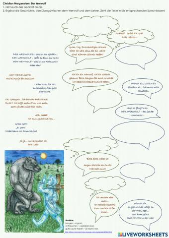 Christian Morgenstern: Der Werwolf