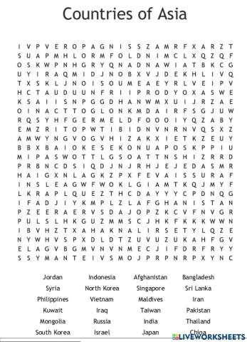 Asia Countries