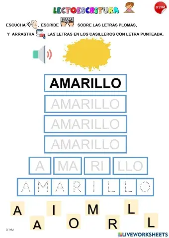 Lectura global - COLORES