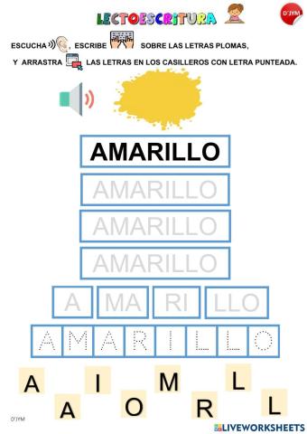 Lectura global - COLORES