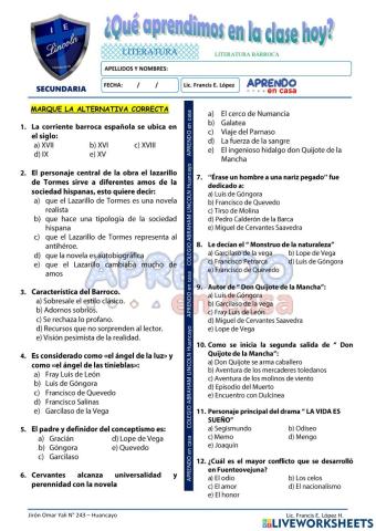 Prac. de la Lit. Bárroco