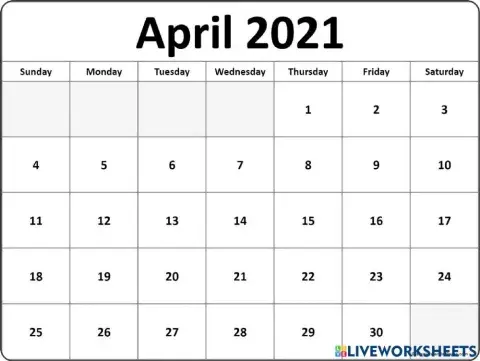 April 21, 2021