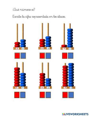 Unidades y decenas