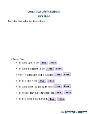 Evaluación argumentativa