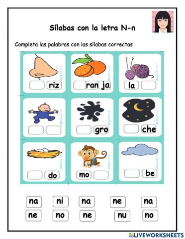 Silabas N-n