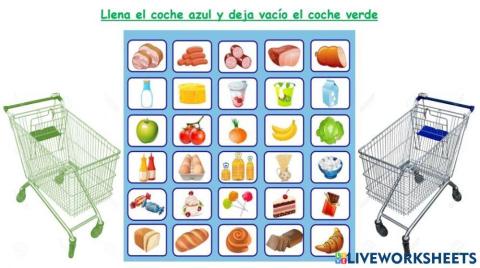 Compara y arma colecciones lleno y vacío