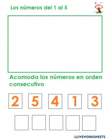 Números 1-5