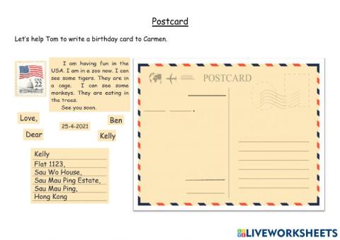Postcard Interactive exercise 1-MA