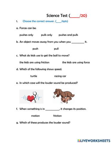 Science Test
