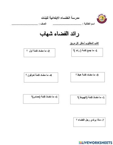 المفردات والفهم