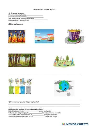 Astéique 2 unité 6 leçon 2