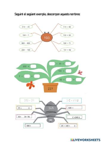 Descomposició de nombres