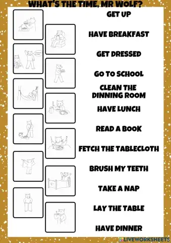 What's the time, Mr Wolf?