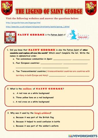 Who was Saint George?