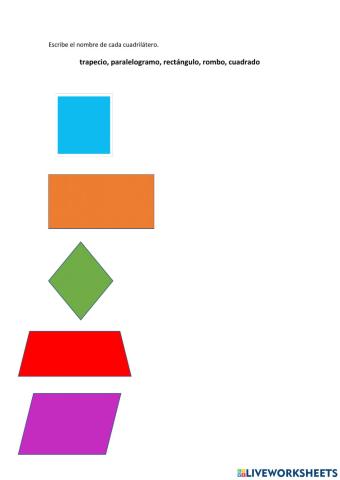 Tipos de cuadriláteros