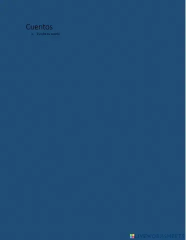 Cuentos