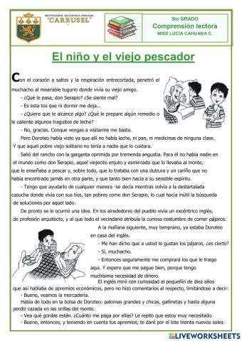 EL niño y el viejo pescador