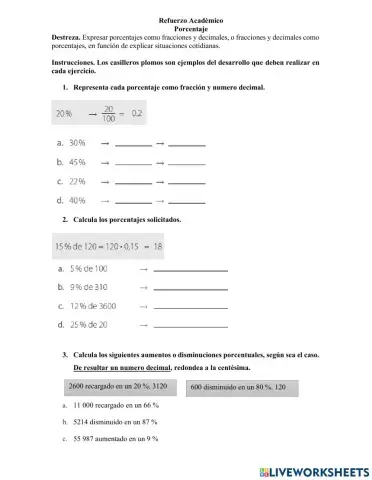 Porcentaje Ejercicio-red