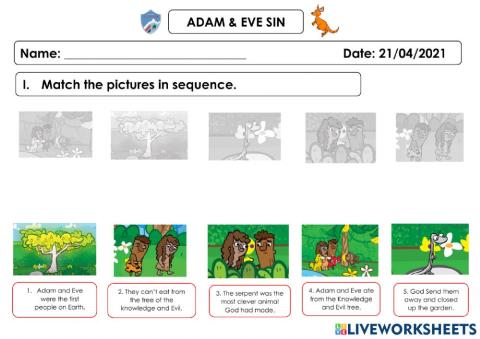 Adam and eve sin