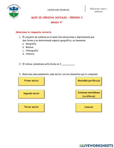 Quiz n°1  cs - p2