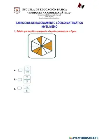 Ejercicios de razonamiento lógico