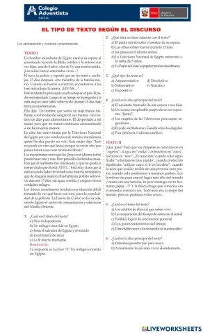 El tipo según el discurso