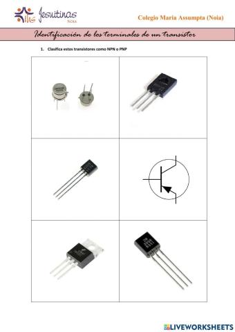 Identificación de transistores
