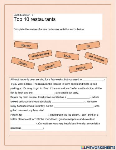 Top 10 Restaurants