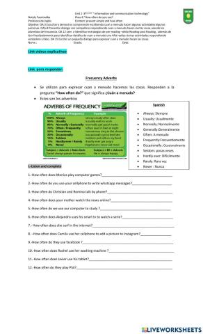 Class 6 unit 1 8th grade