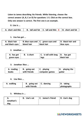 James and his friends