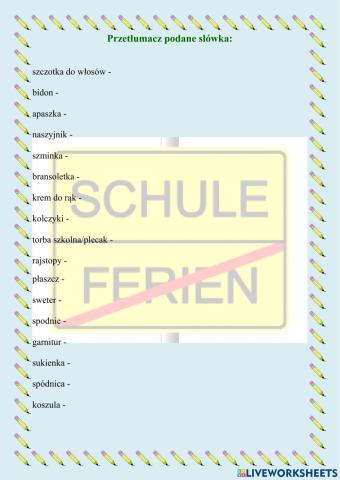 Must-haves für die Schule