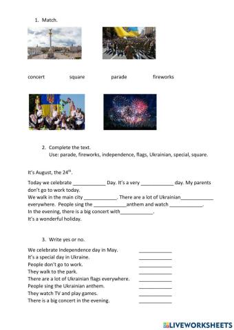 Independence Day in Ukraine