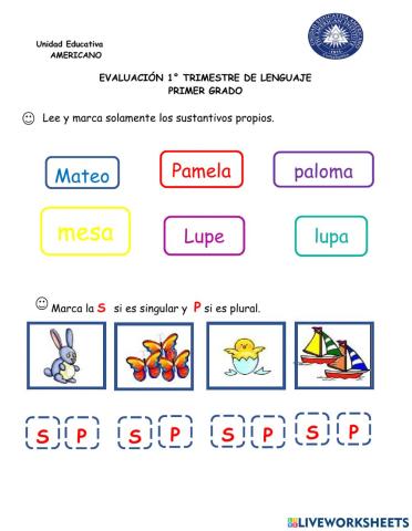 Examen 1º Trimestre lenguaje 2021 - 3
