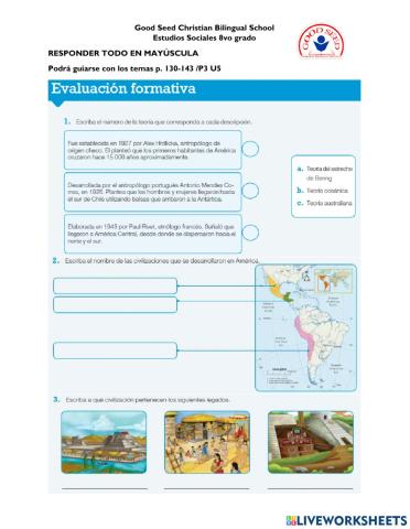 Evaluación formativa p. 144-145