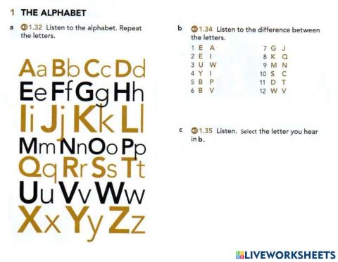 The Alphabet