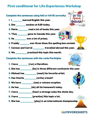 Present Perfect Life Experiences